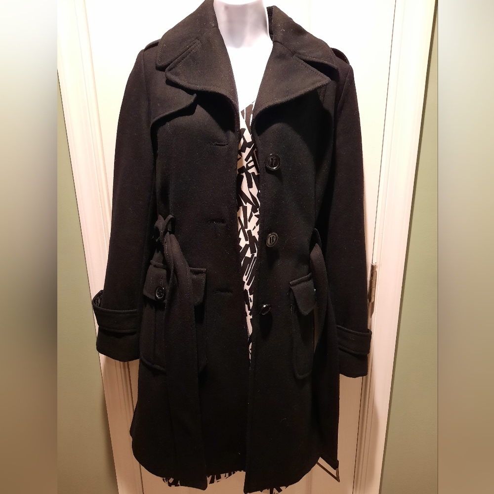 Kenneth Cole Winter Black Coat